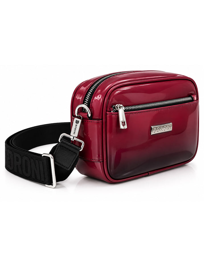 BANDOLERA CROSSBODY | VINO DIFUMINADO CON CORREA AJUSTABLE