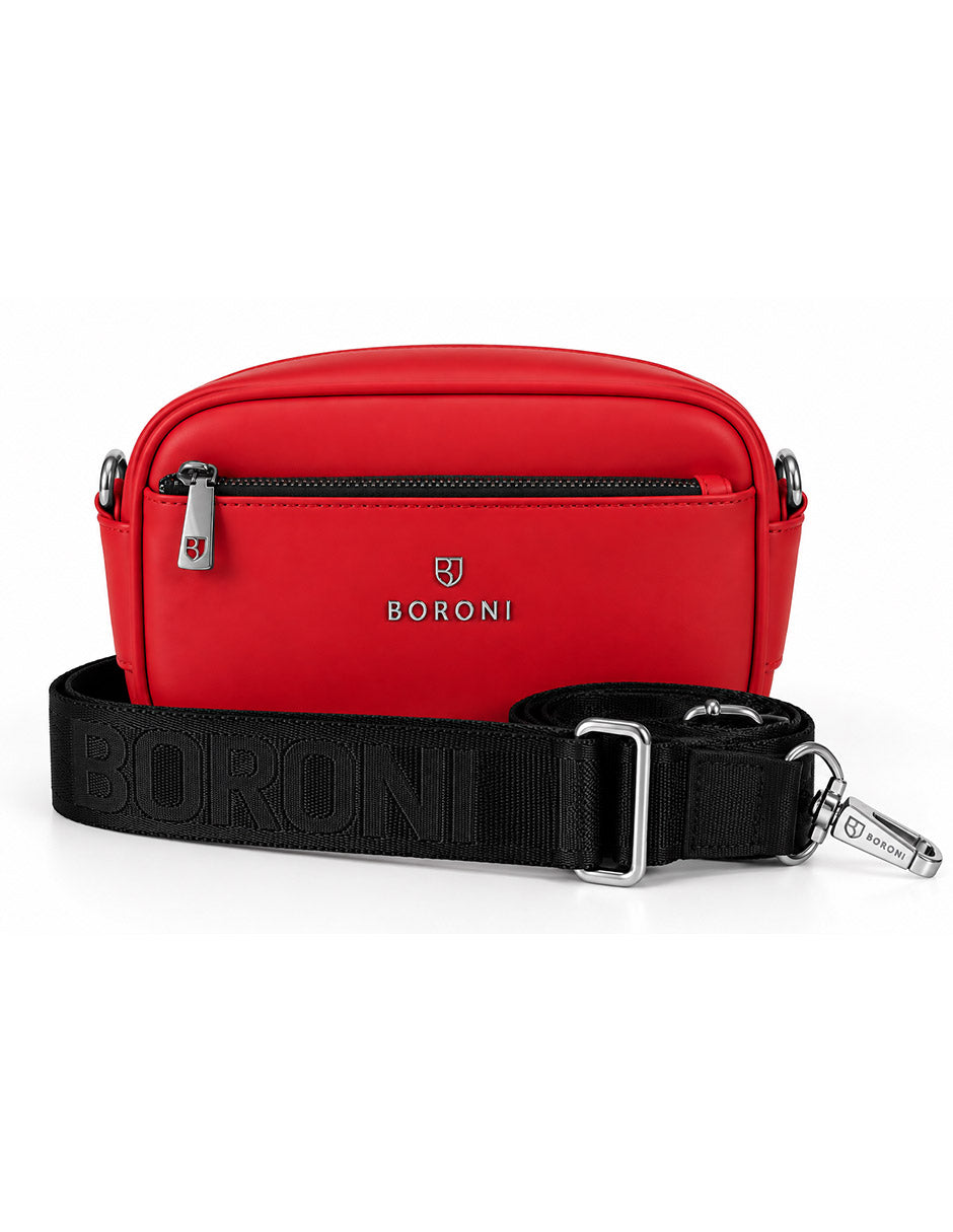 BANDOLERA CROSSBODY | ROJO CON CORREA AJUSTABLE