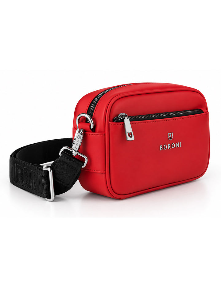 BANDOLERA CROSSBODY | ROJO CON CORREA AJUSTABLE