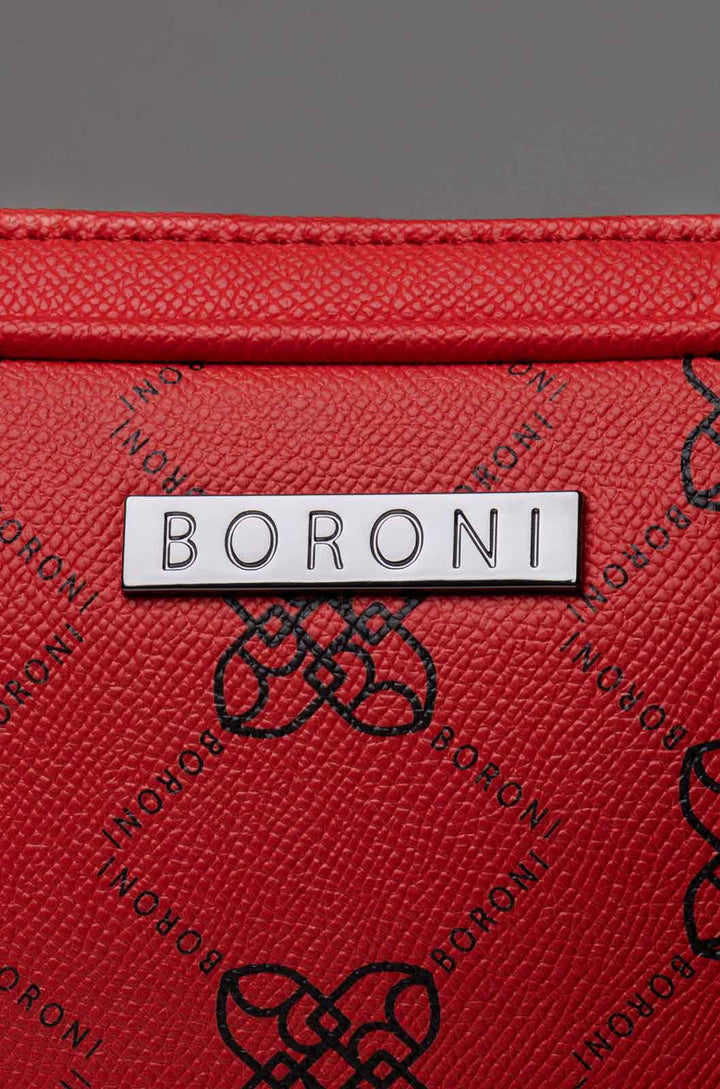 BANDOLERA CROSSBODY ROJO TEXTURA | CORREA AJUSTABLE