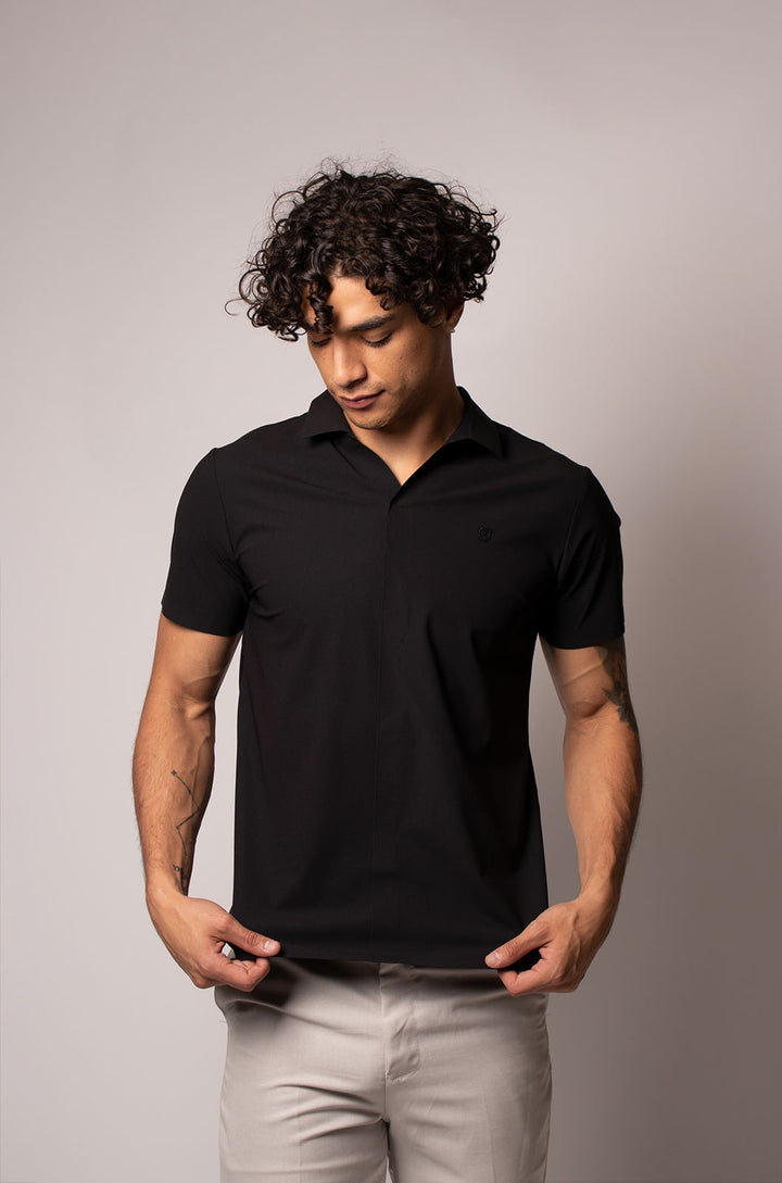 CAMISA MANGA CORTA | NEGRO