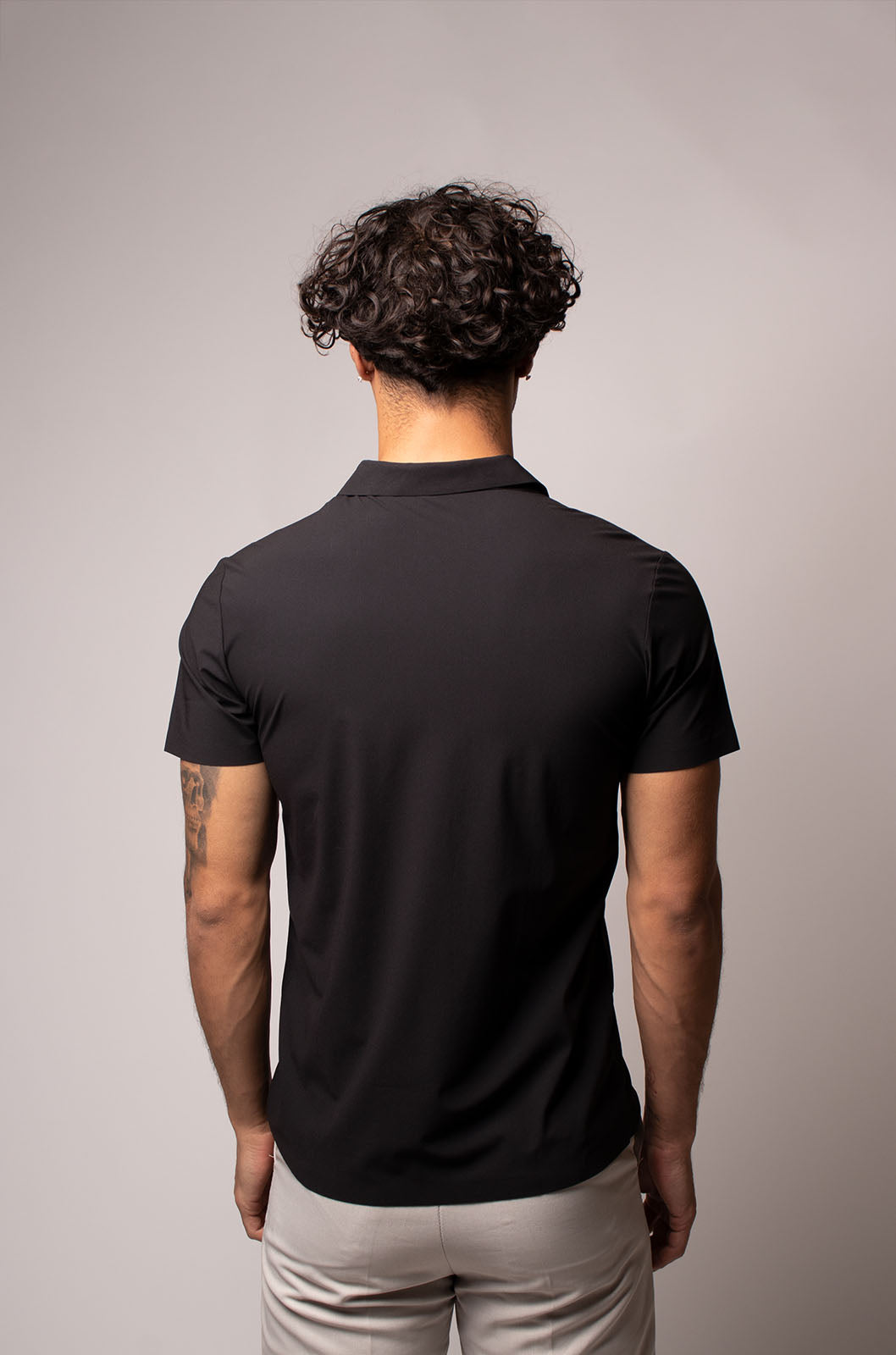 CAMISA MANGA CORTA | NEGRO