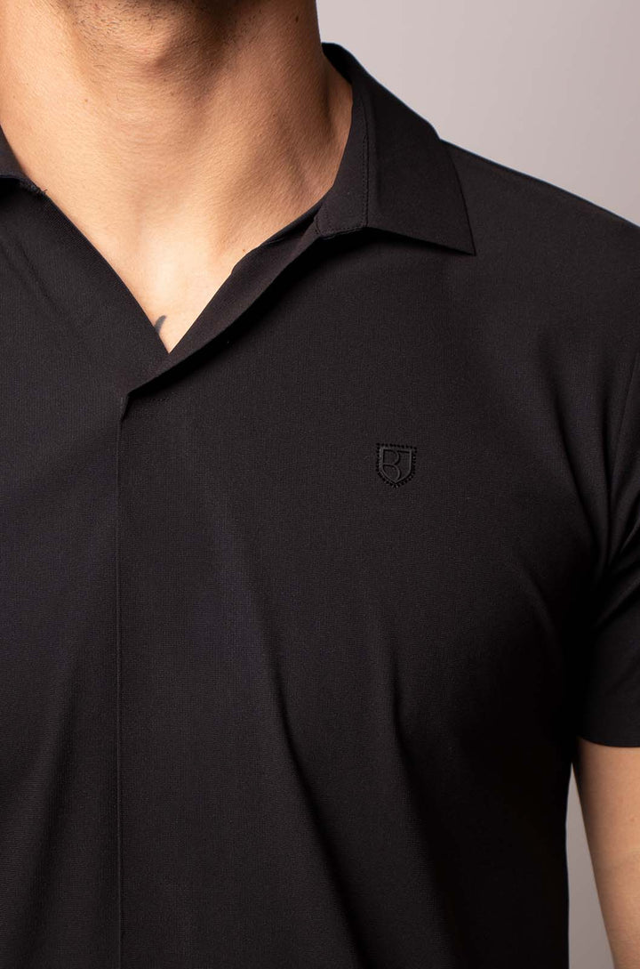 CAMISA MANGA CORTA | NEGRO