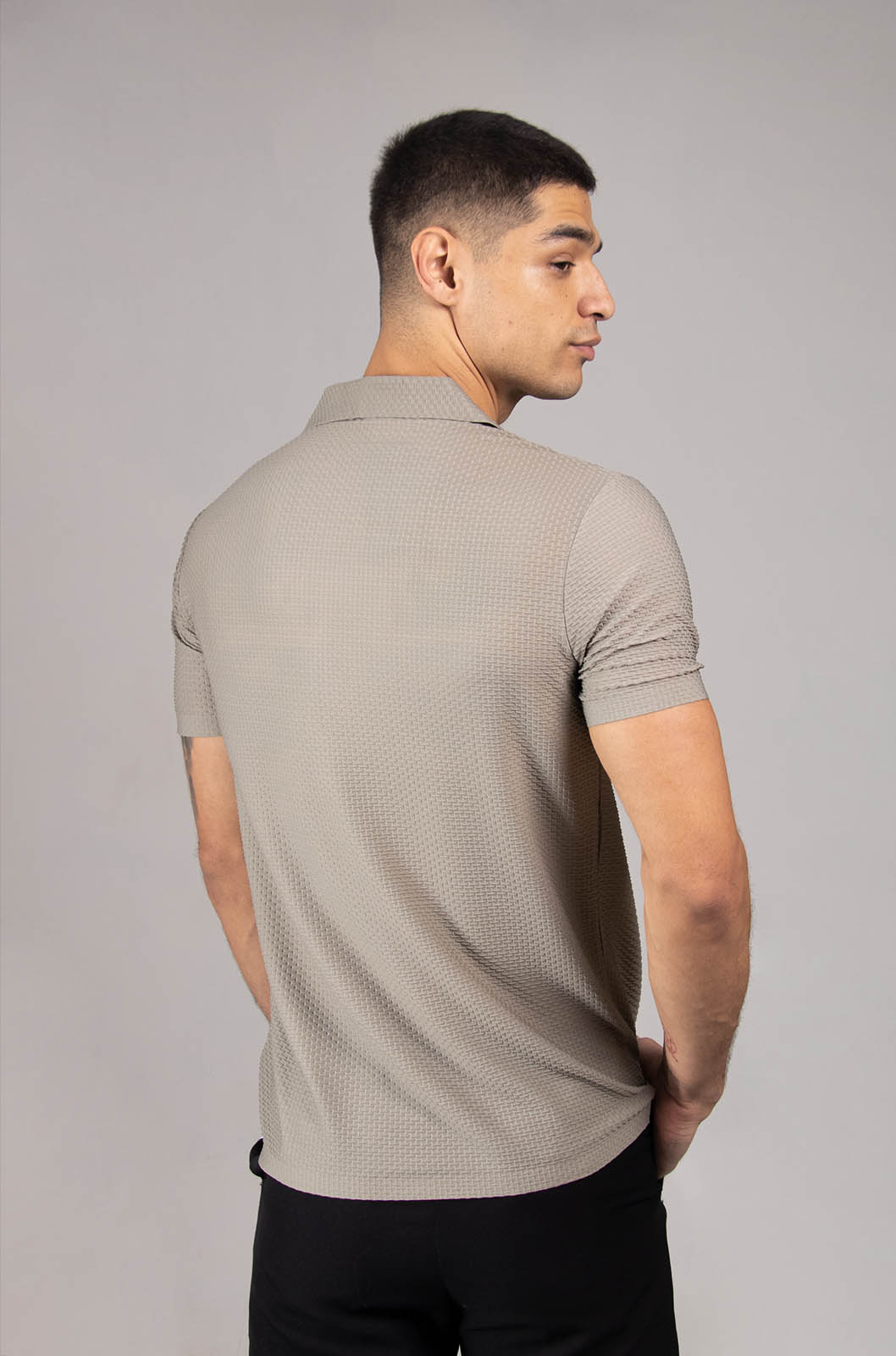 CAMISA MANGA CORTA ATHENS | KHAKI