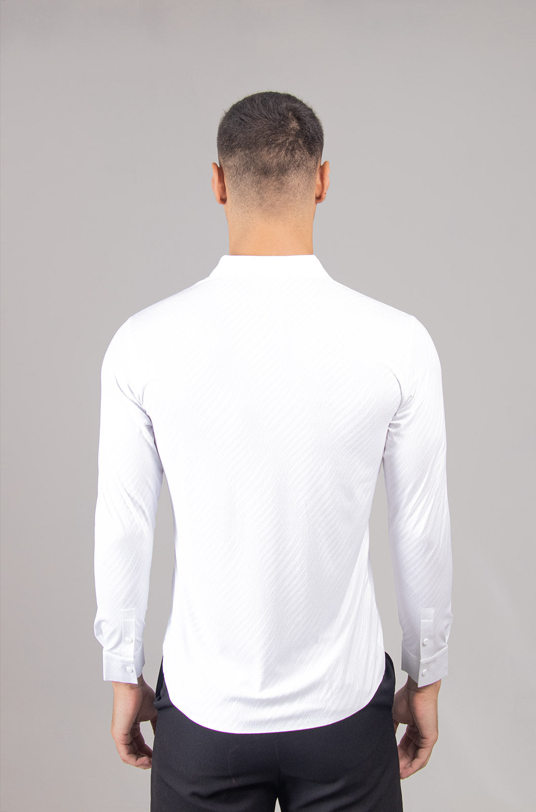 CAMISA MANGA LARGA COLECCIÓN LUXURY | BLANCO