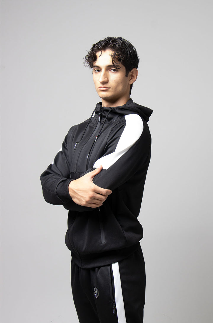 CONJUNTO DEPORTIVO | NEGRO/BLANCO