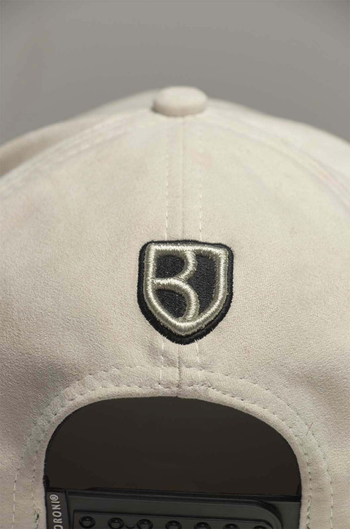 GORRA CURVA BORDADO BORONI  | HUESO