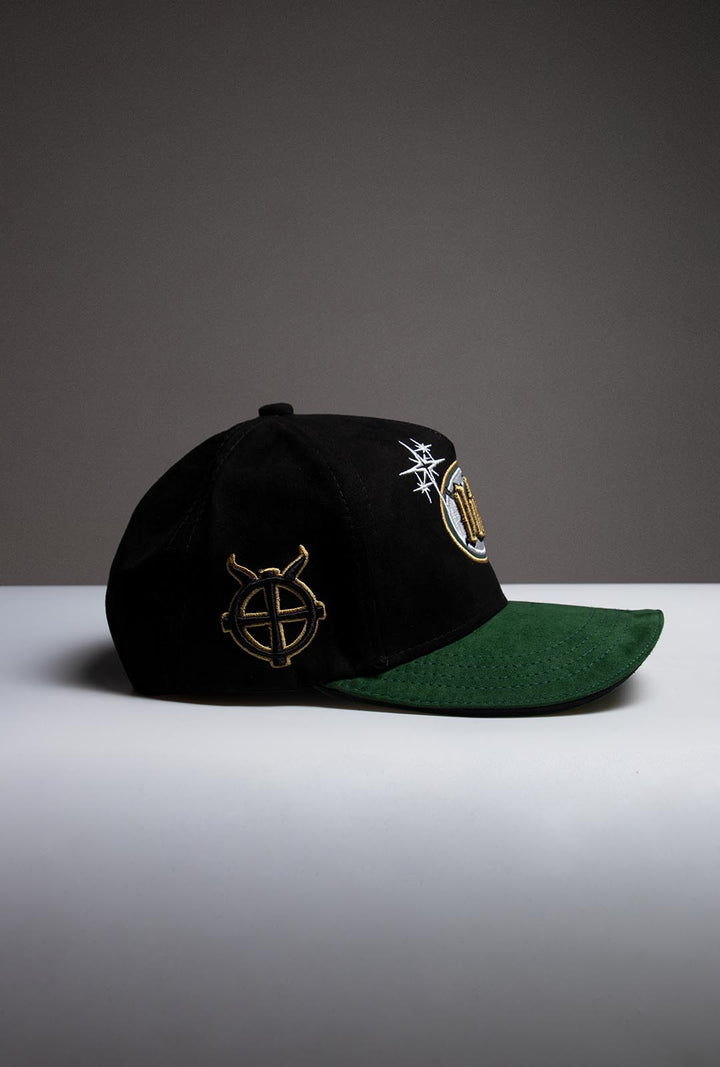 GORRA COLECCIÓN NORDICO ODIN | NEGRO / VERDE