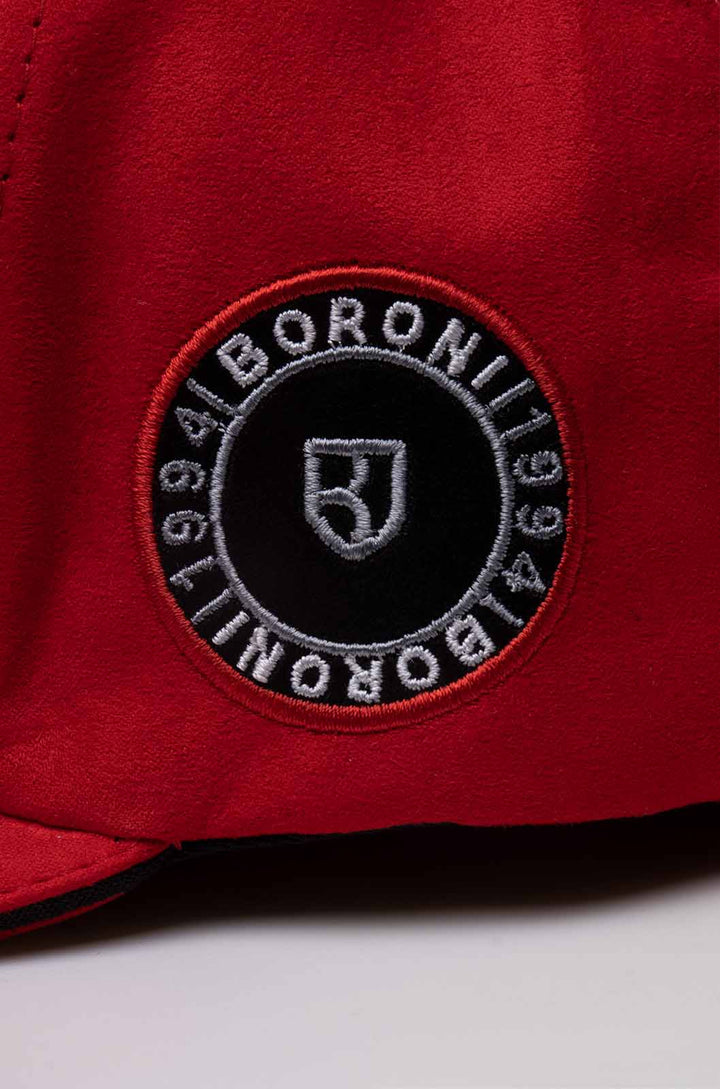 GORRA CURVA FIRMA ROJO/NEGRO