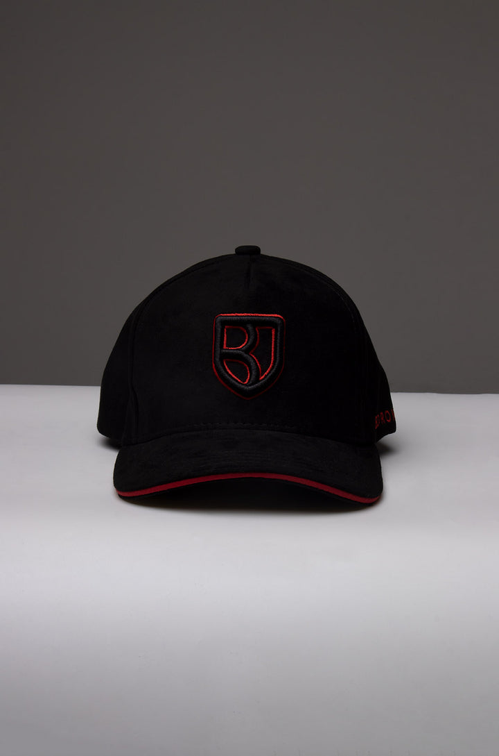 GORRA LOGO BORONI | NEGRO / ROJO