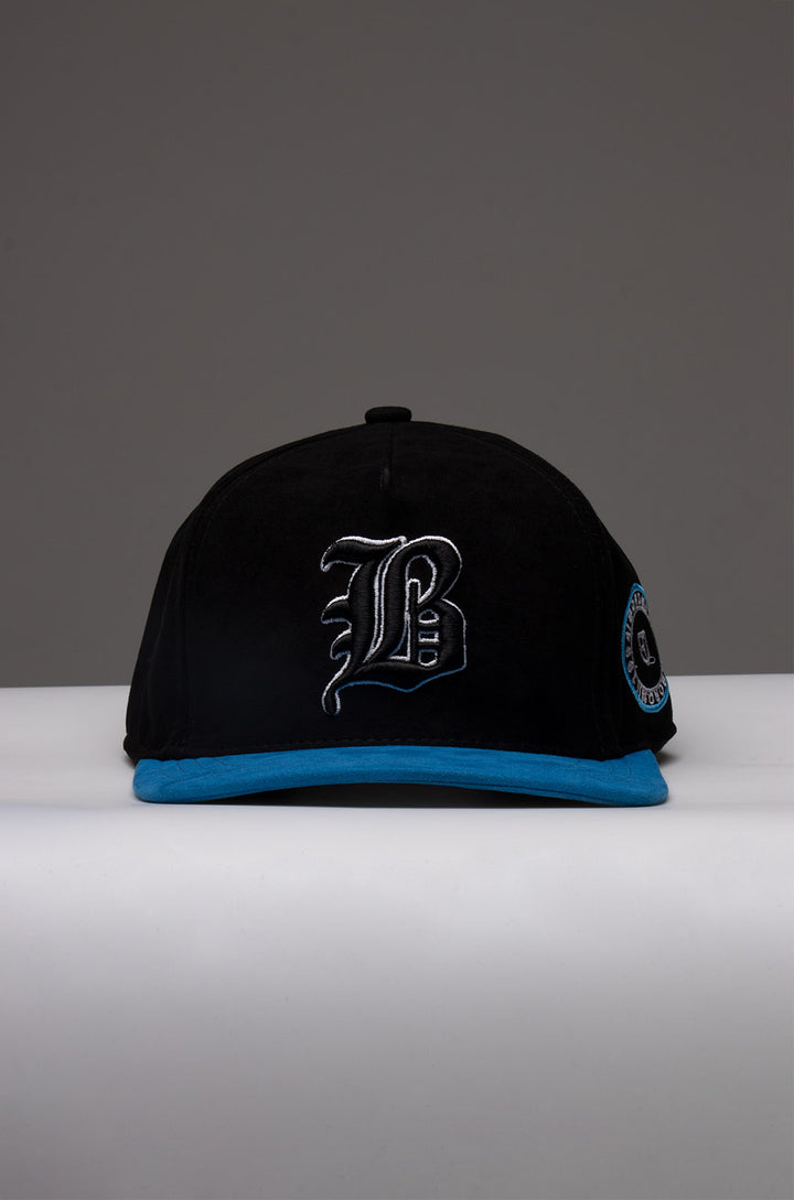 GORRA PLANA NEGRO/REY