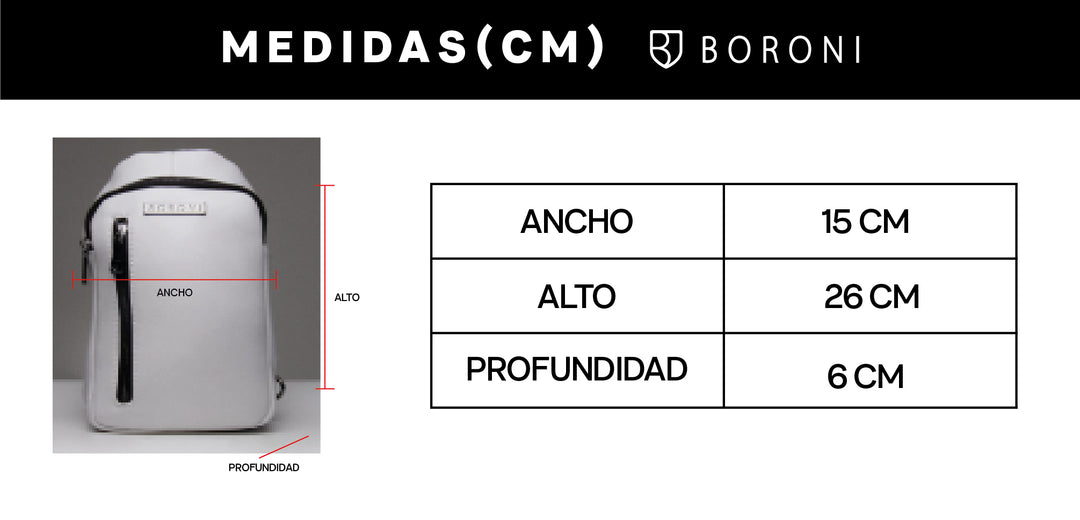 PECHERA ONE STRAP | BLANCO CON CORREA AJUSTABLE