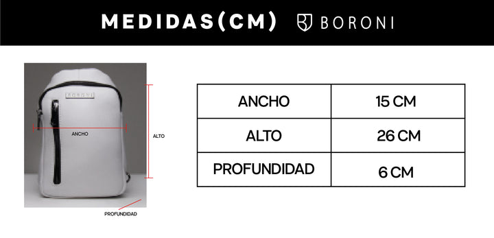 PECHERA ONE STRAP | BLANCO CON CORREA AJUSTABLE