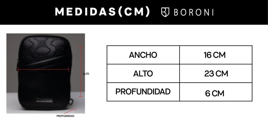PECHERA ONE STRAP | NEGRO CORREA AJUSTABLE