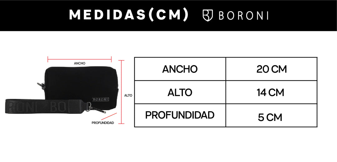 CLUTCH BÁSICA TEXTURA | NEGRO