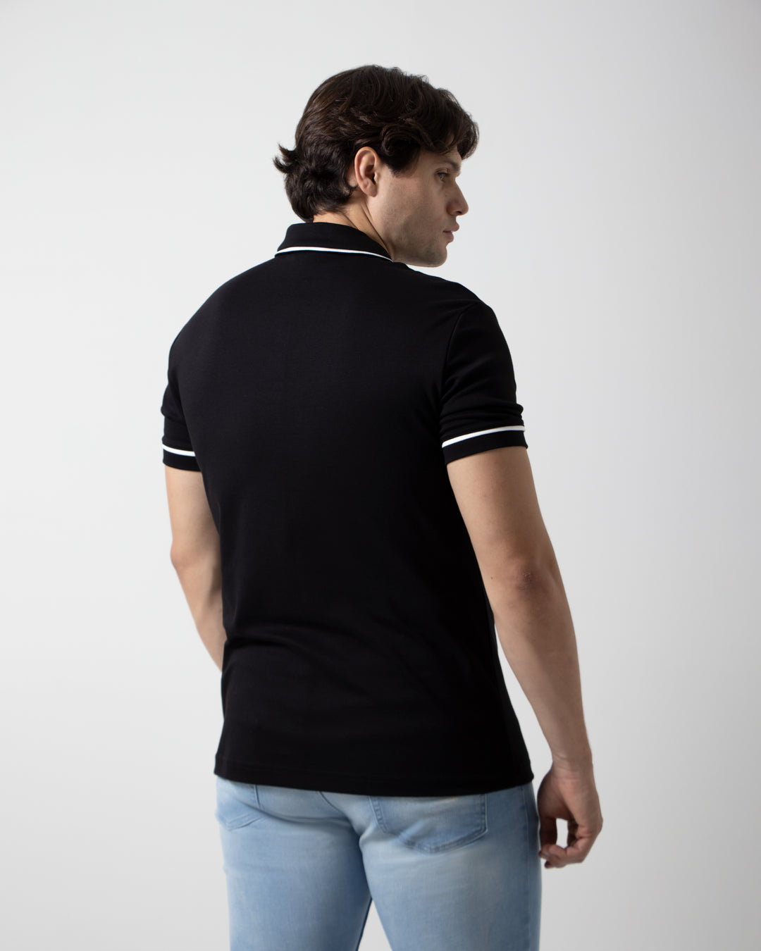 POLO TURÍN | NEGRO/BLANCO