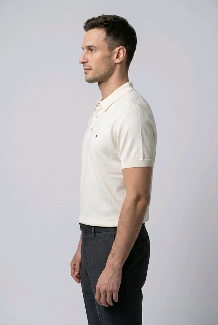 PLAYERA PLO DE PUNTO | BLANCO