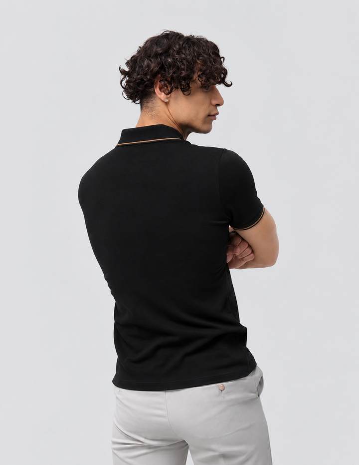 POLO MILAN | NEGRO/ORO