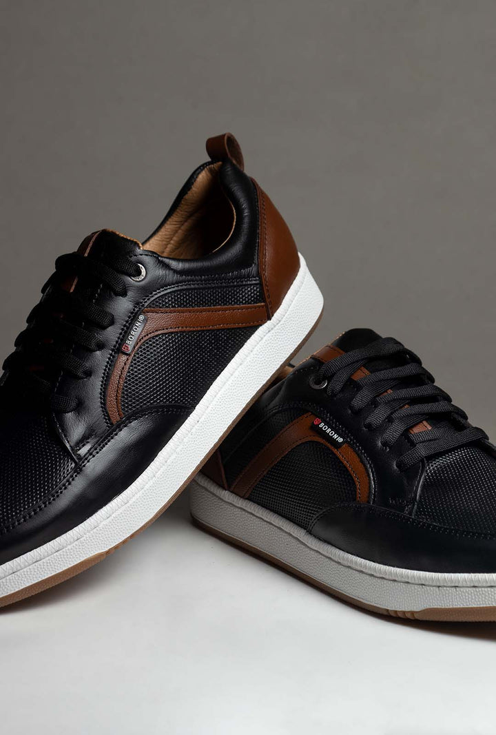 SNEAKER CASUAL | NEGRO/SHEDRON